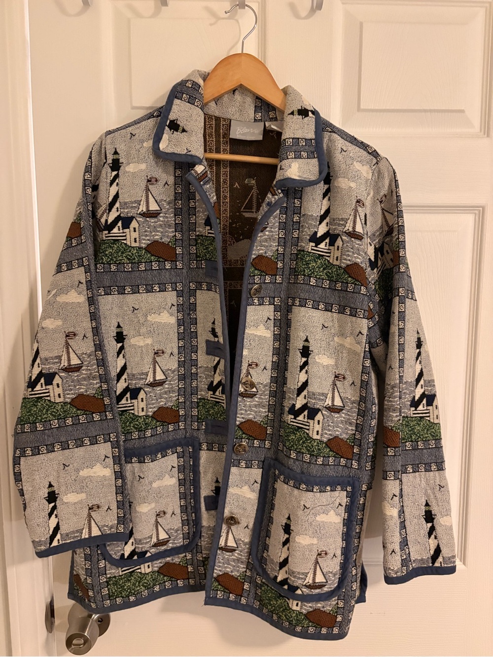 Blair 2000s Tapestry Jacket- Lighthouse